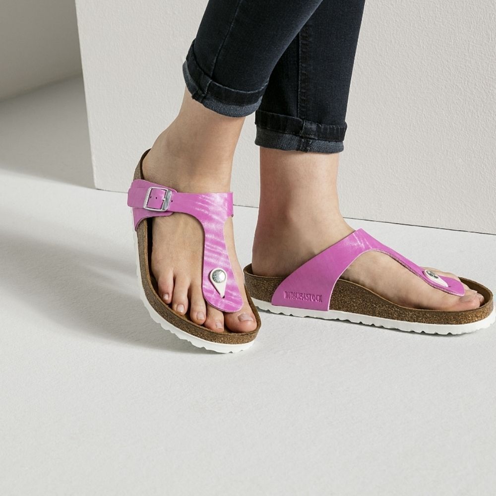 Pink birkenstock sandals